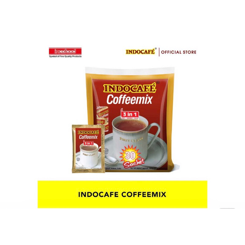 

Kopi indocafe coffeemix 3in1 20g 30s