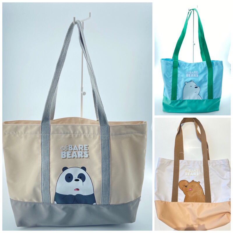 Miniso Shopping Bag Tote Bag We Bare Bears