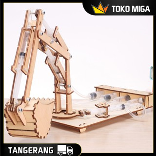 DIY Model Rakit Excavator Hidrolik Mainan Edukasi Sains