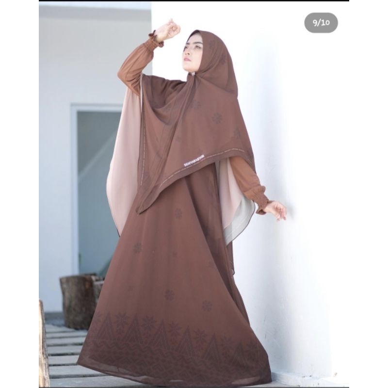 preloved set gamis deanara syari