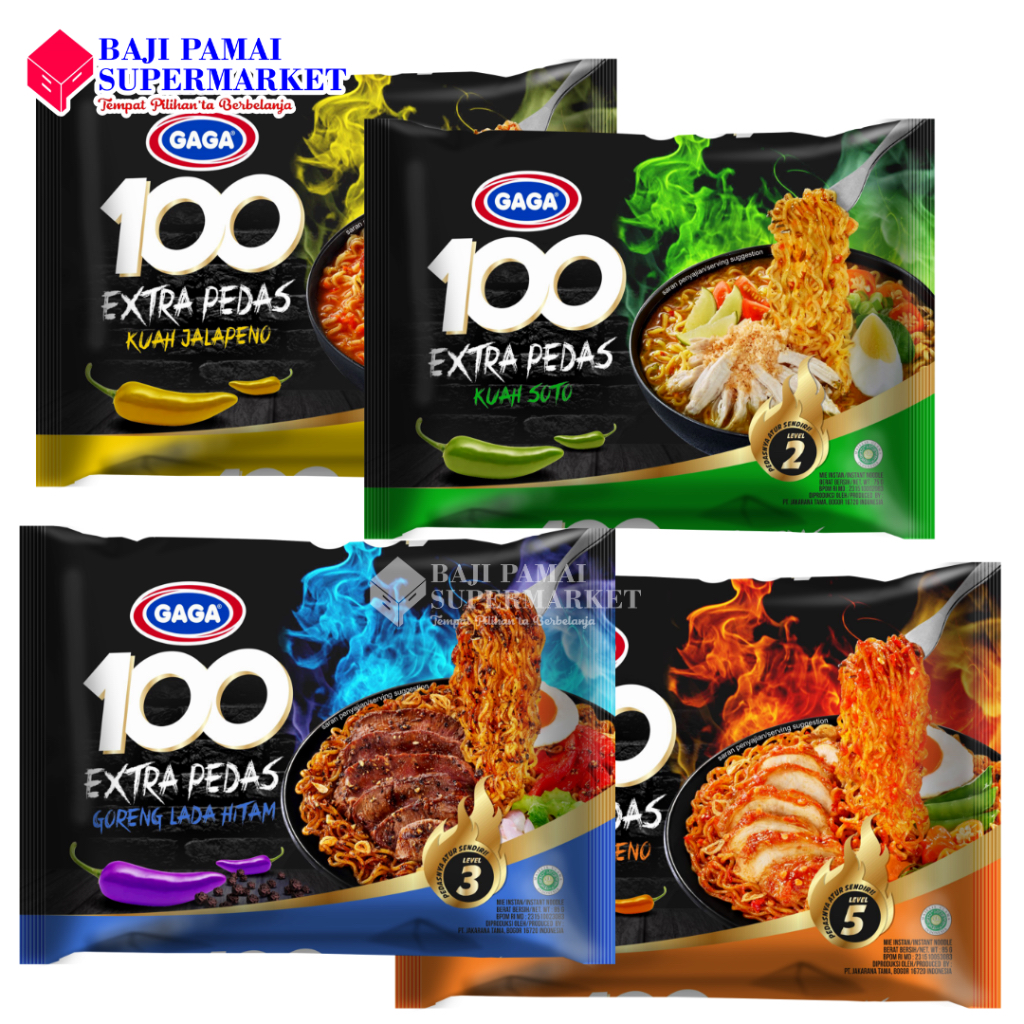 

Mie Gaga 100 Extra Pedas All Variant