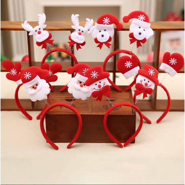 BANDO MERRY CHRISTMAS LAMPU BANDO LED Bando Natal Headband/Bando Natal/Bando MERRY CHRISTMAS  ALL SI