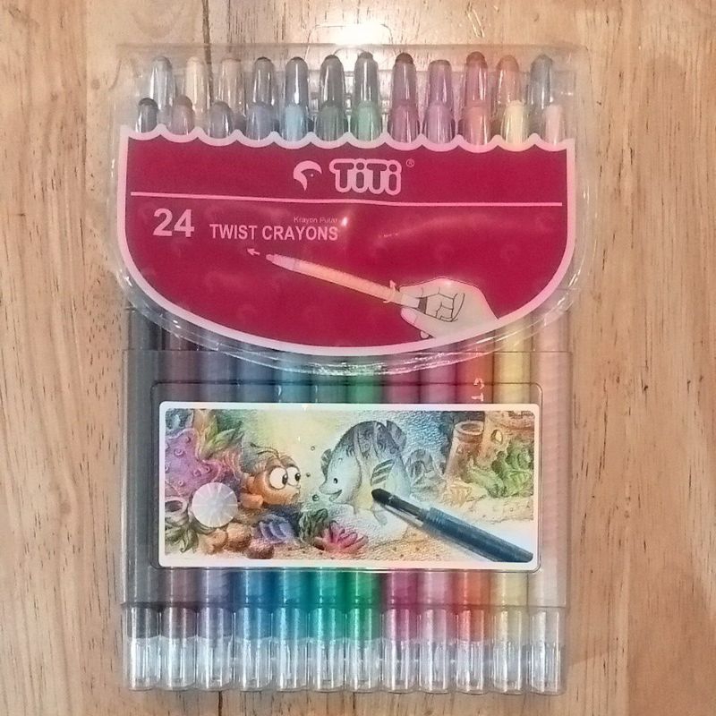 

krayon putar Titi 24 warna