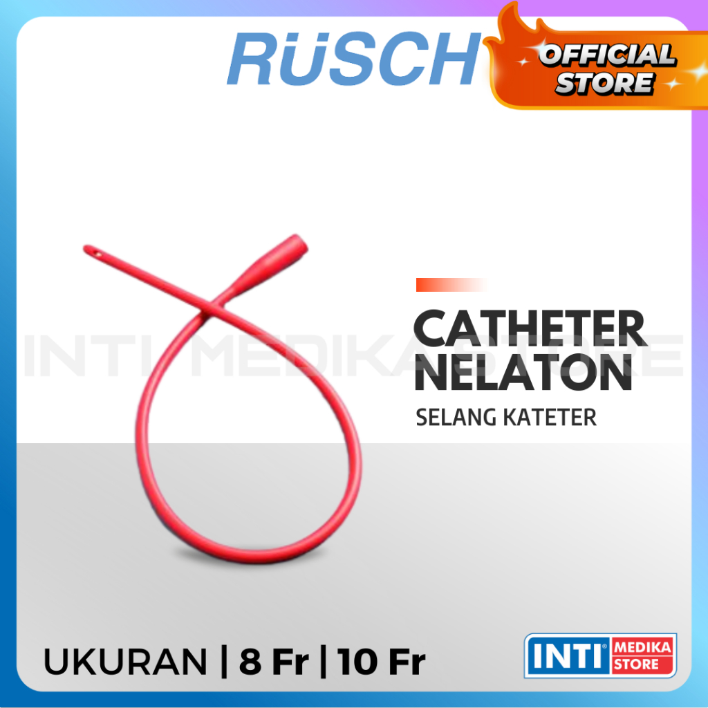 RUSCH - Catheter NELATON Steril | Selang Kateter 8 10 12 14 16