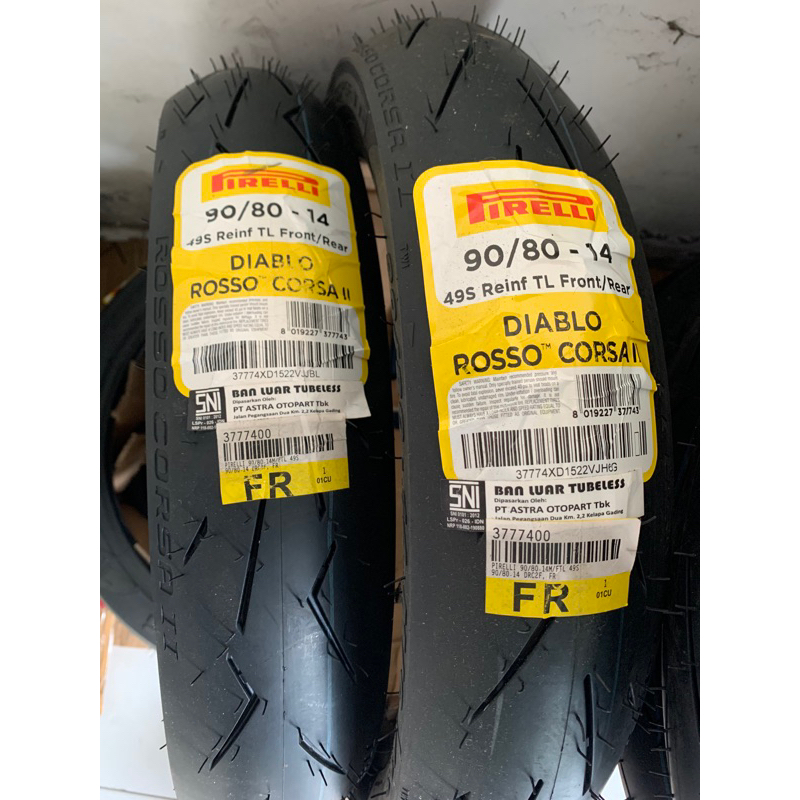 Pirelli diablo rosso corsa 2 90/80 ring14