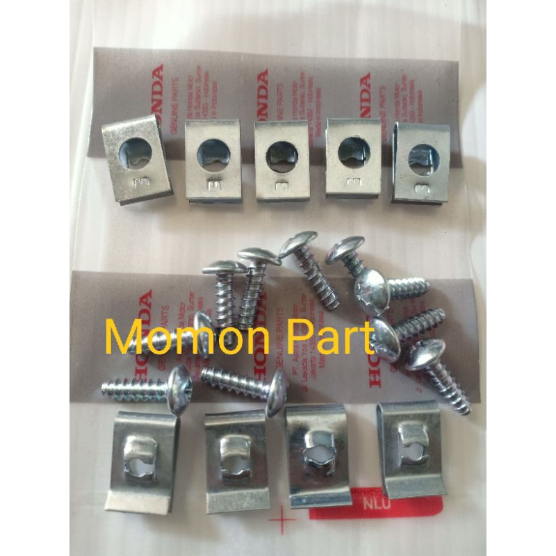 Baut cacing klip body matic Honda beat vario scoopy supra baut bodi klip Original