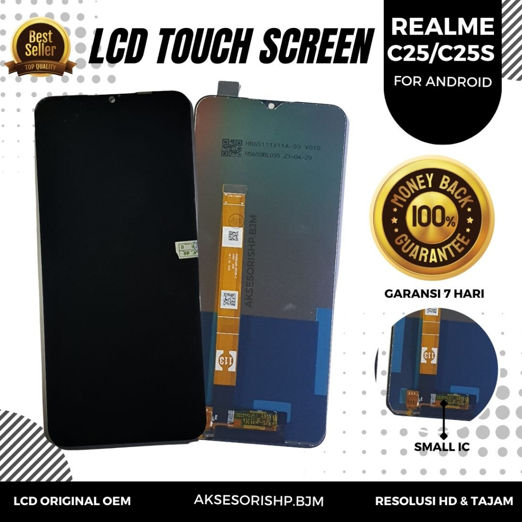 LCD Touchscreen Realme C25/C25S Ori Oem