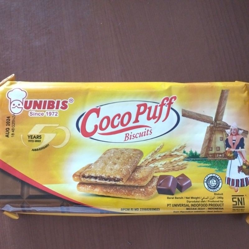 

unibis coco puff biscuits