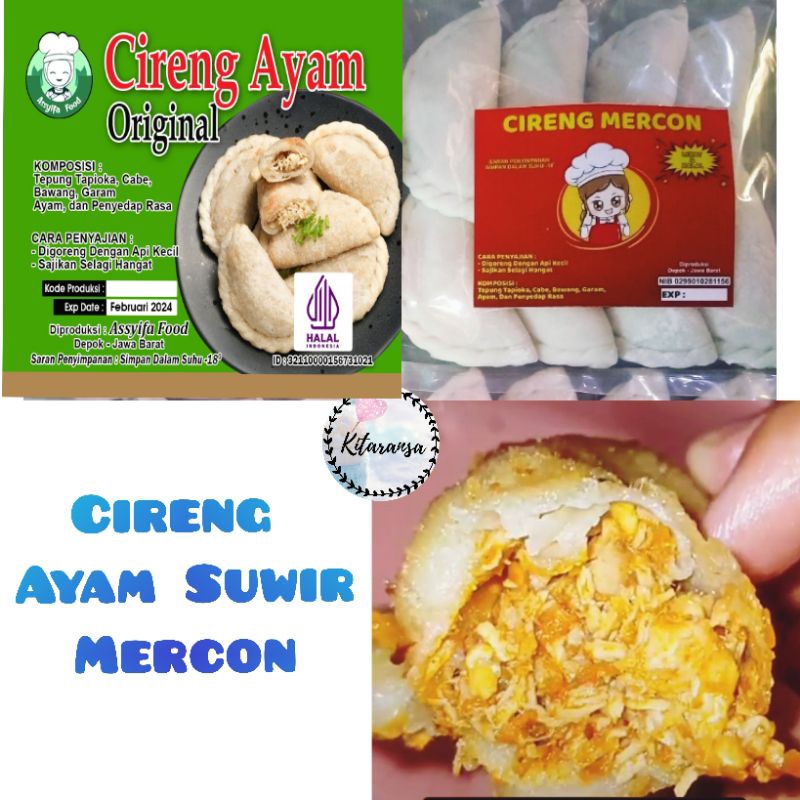 Cireng Ayam Suwir Mercon/Cireng Mercon/Cireng