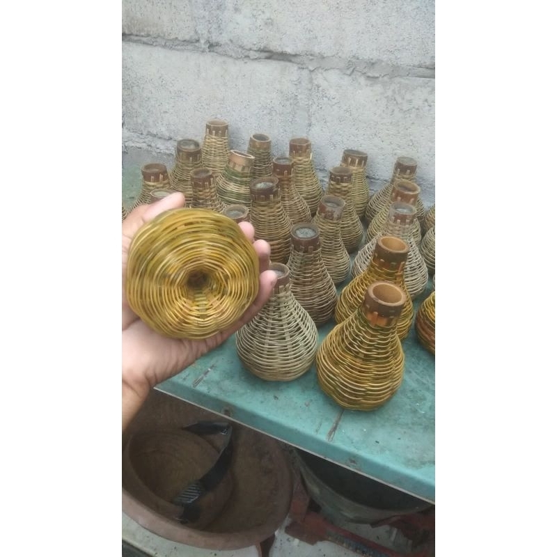 Telik ikan uceng terbuat dari Welat/kulit bambu asli