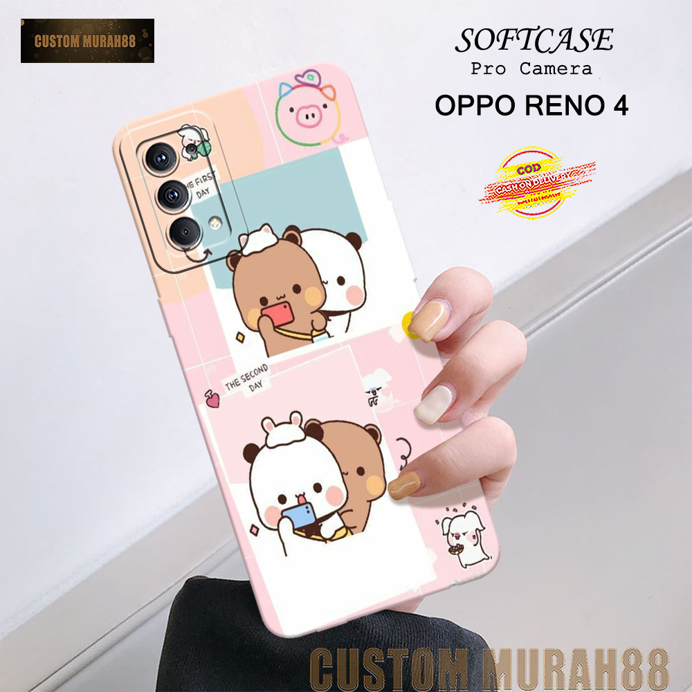 Case Oppo Reno 4 Terbaru - Fashion Case KARTUN - Casing Hp Oppo Reno 4 - Softcase Pro Camera Oppo Re