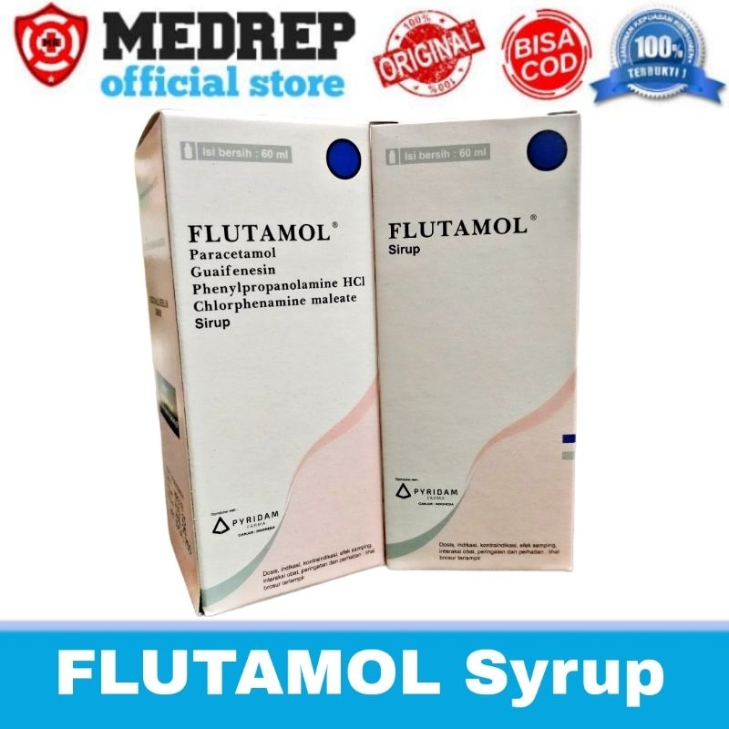 FLUTAMOL Syrup 60ml obat pilek
