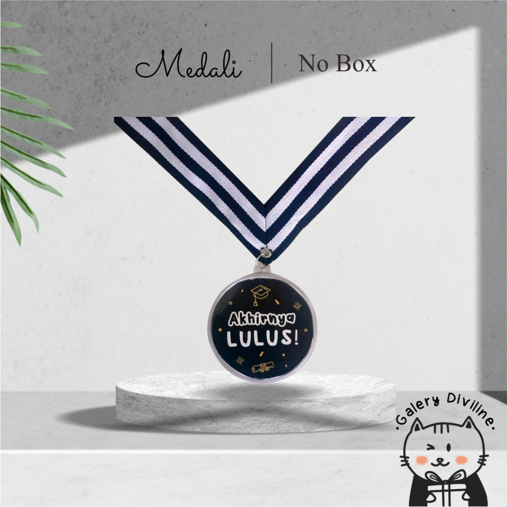 DIVILINE Medali Custom Simple Gift Box 10x10x5cm