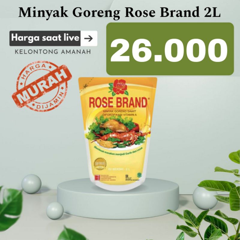 

Minyak Goreng Rose Brand Kemasan 2 Liter