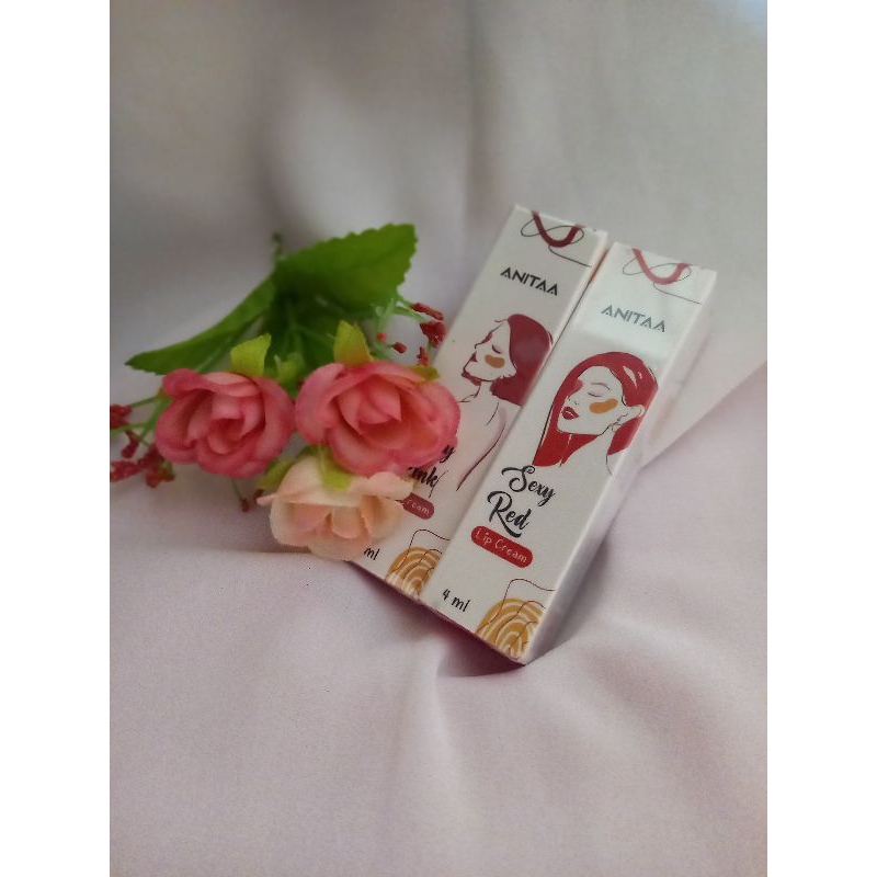 Lip cream by anita tlb 100% ori / lip cream tahan lama