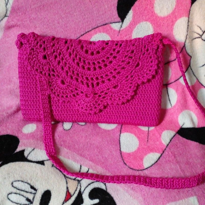 Tas Selempang, Tas Rajut Pesta, Tas Rajut Kekinian