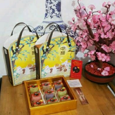 

9 Pcs Snow Skin Moon Cake Kue Bulan Set Ekslusif isi 50gr atau 75gr