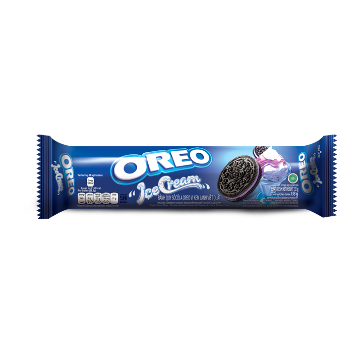 

Oreo Biskuit Blueberry Ice Cream Regular 119,6g Untuk Jajanan Anak dan Dewasa