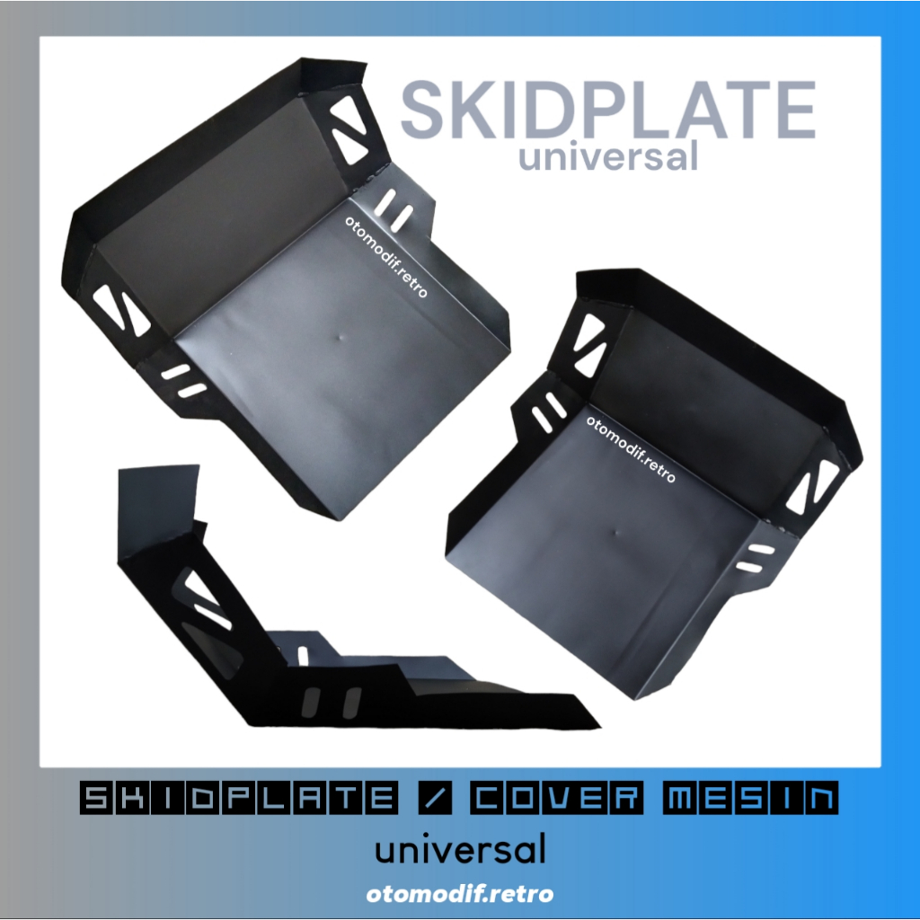 SKIDPLATE Cover Mesin Universal Cover Engine Guard Tiger Byson Megapro Scorpio Thunder Pulsar CB Ver