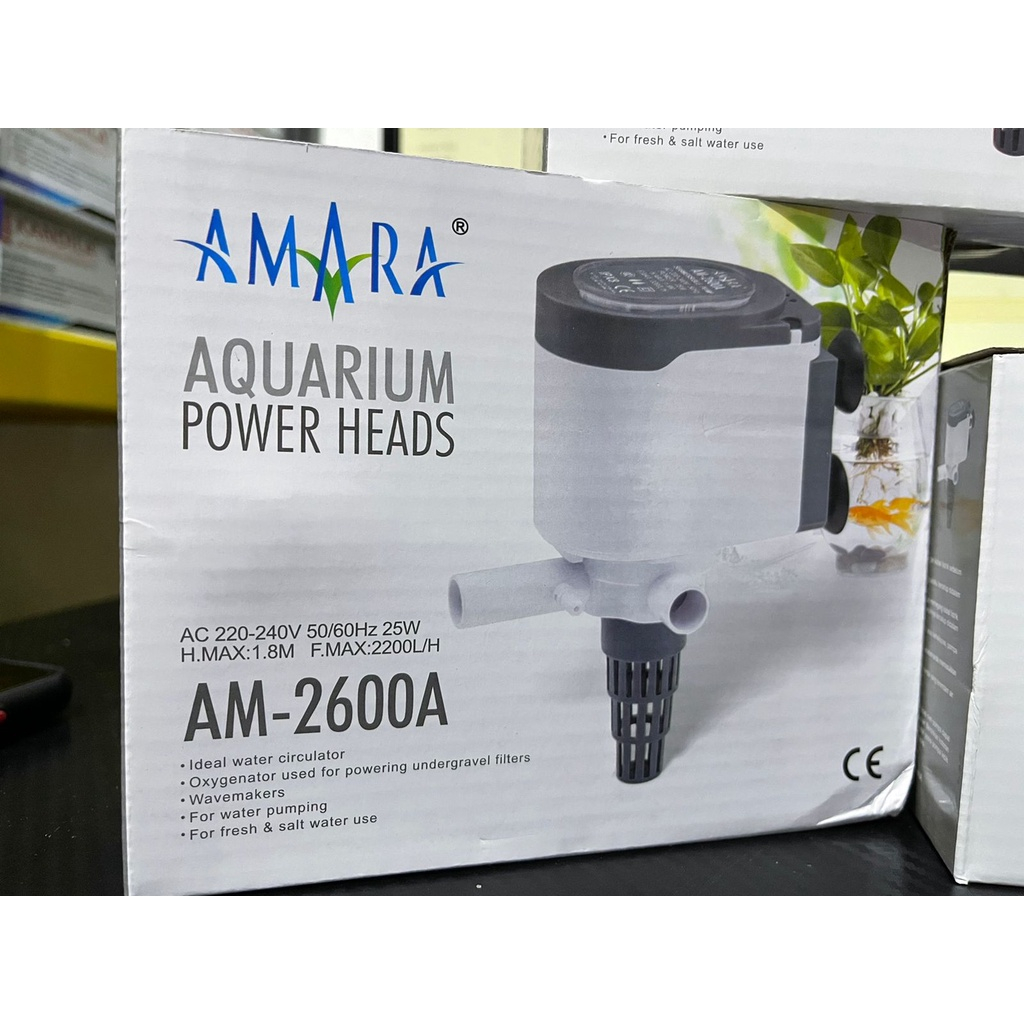 ACI - AMARA AM2600A AM 2600 A 2600A Mesin Pompa Air Power Head Aquarium