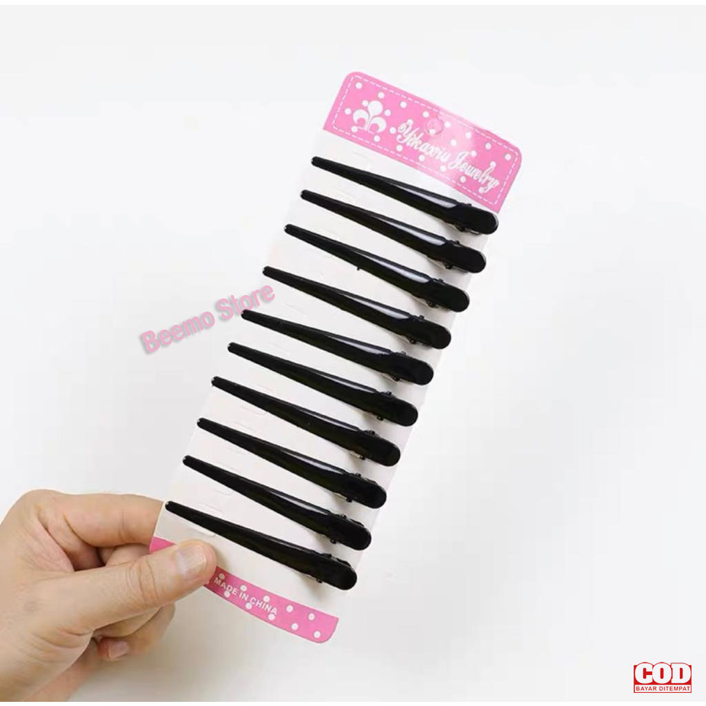 [ isi 10 pcs ] Jepit Rambut Bebek Jepit Buaya Jepit Bebek 10pcs