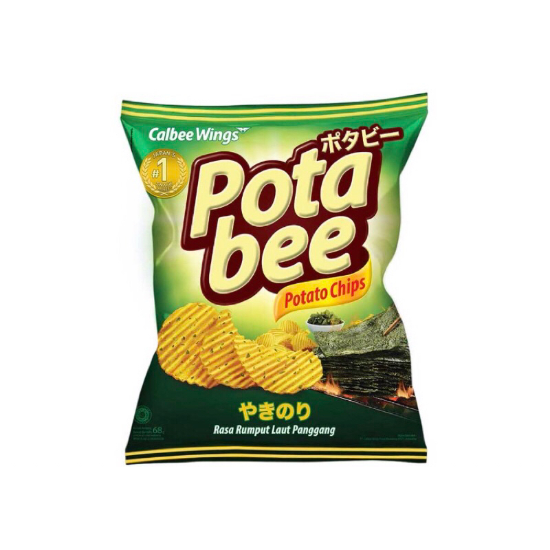 

Snack potabee 68g bbq beef grilled seaweed spicy wagyu black truffle chicken