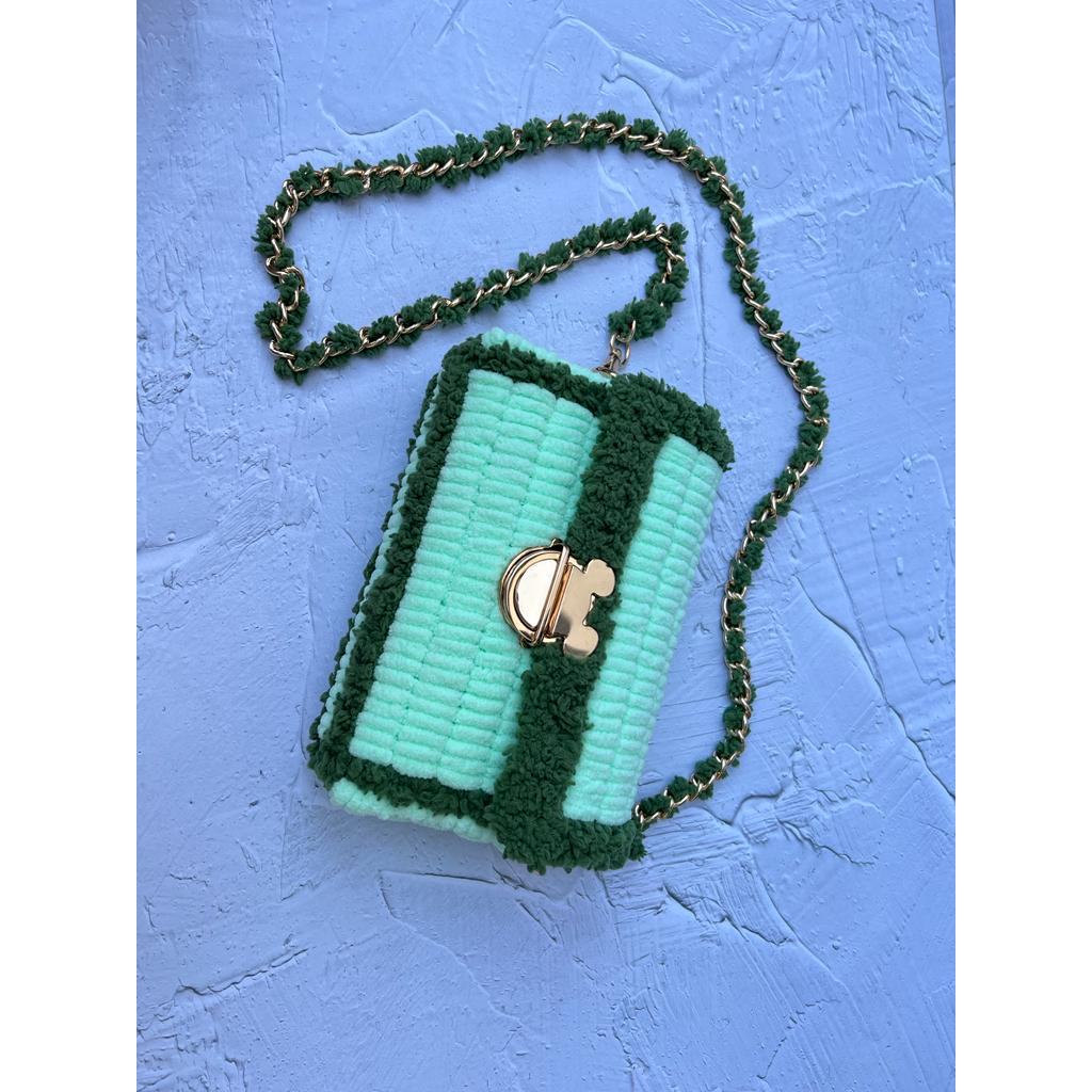 Tas Kanvas Plastik Selempang Wanita  Green Force 