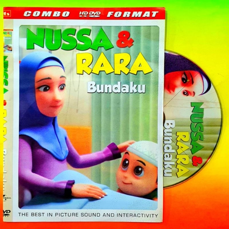 TERMURAH Kaset Dvd Vcd Kartun Nussa Dan Rara Belajar Ikhlas Animasi DVD DTS
