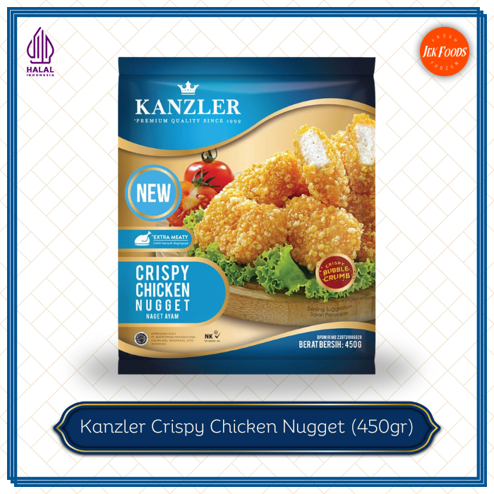 

Kanzler Crispy Chicken Nugget | Naget Ayam Krispi Kanzler 450gr