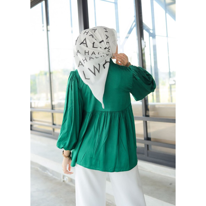 CELYN BLOUSE by HALWA APPAREL ATASAN POLOS LD 96cm