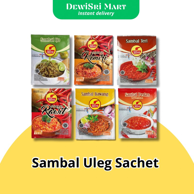 

Sambal Uleg Sachet 2 pcs - Dewi Sri Mart