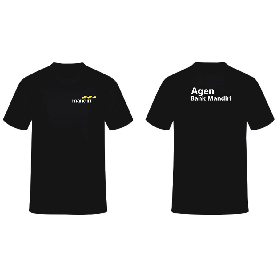 T-SHIRT KAOS AGEN BANK MANDIRI