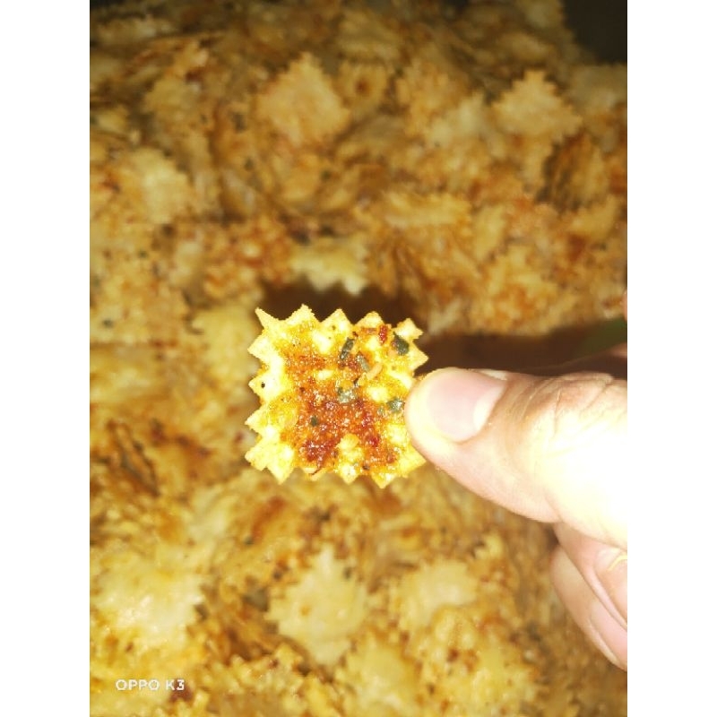 

keripik pangsit sejodo kemasan 250gr rasa pedas,jagungmanis