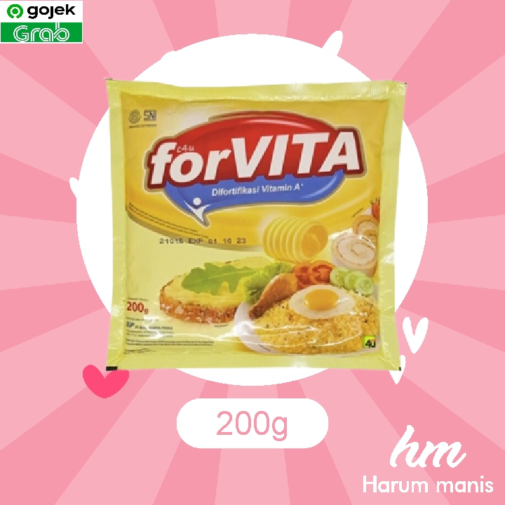 

Forvita Mentega/Margarin sachet 200gr