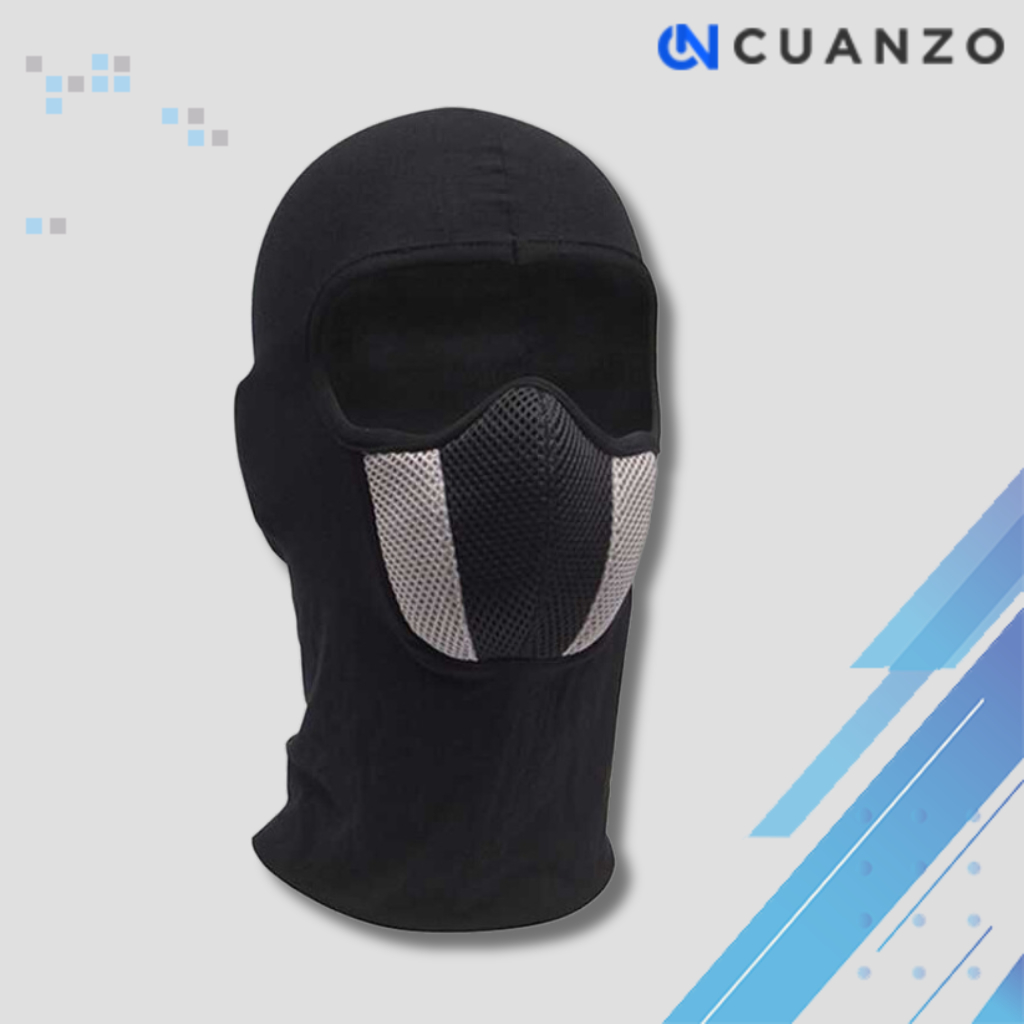 Masker Motor Full Face Ala Ninja Spandex Premium Anti Debu Polusi / Kain Penutup Wajah Motor Gp Pria