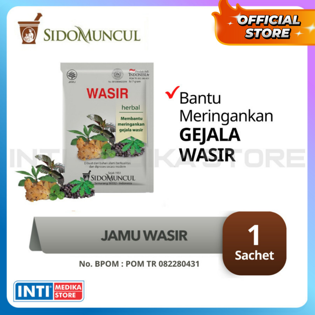 SIDOMUNCUL - Jamu WASIR Herbal | Obat Herbal Penyakit Wasir