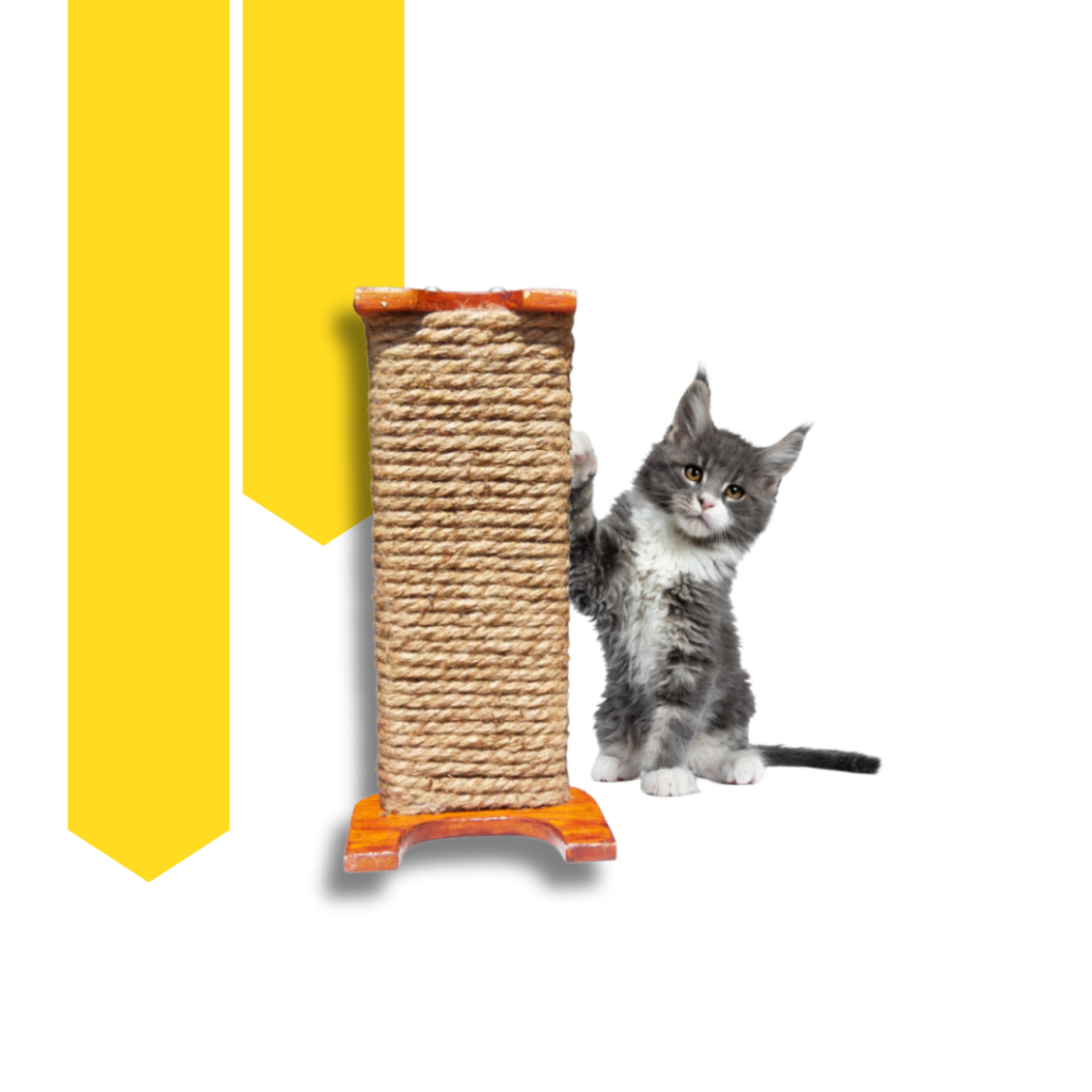 Papan Garukan Kucing Besar Mainan Cat Scartcher Kayu Cakaran Kucing