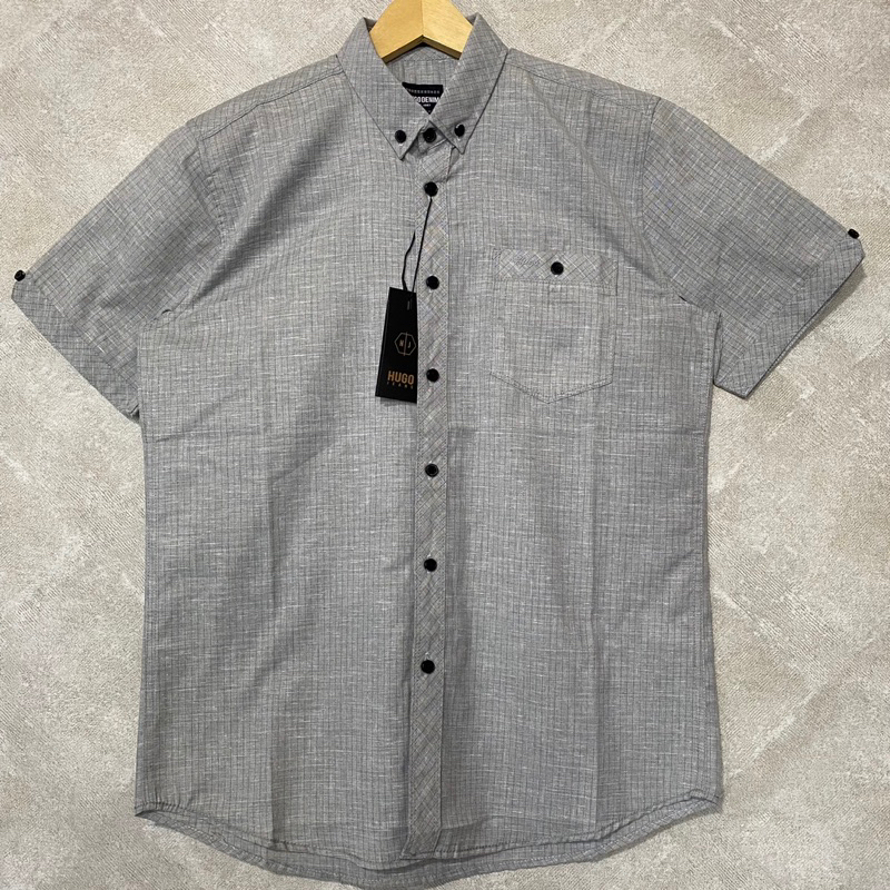 KEMEJA POLOS HUGO JEANS ORIGINAL
