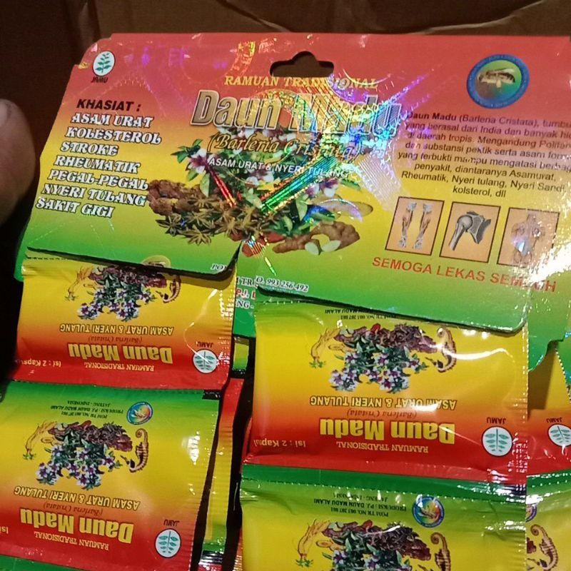 

Daun Madu Renceng isi 20 Bungkus