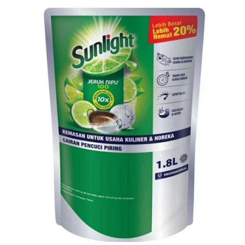 Sunlight Lime Professional 1800Ml/Sunlight Lime Professional 1.8 Liter/Sunlight Lime/Sunlight Proges