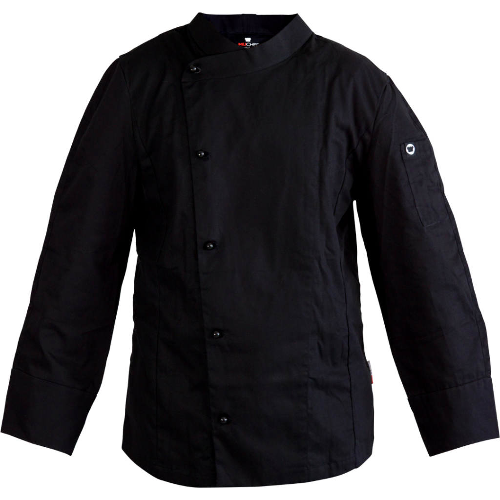 MUCHEF Chef Jacket / Baju Koki AMERTA Black
