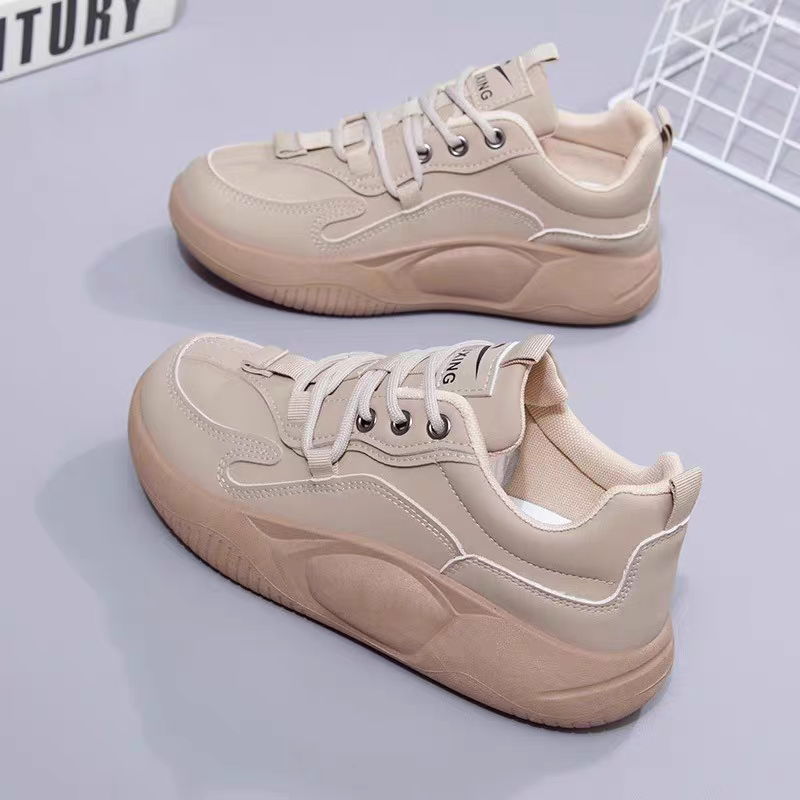 POS 106 Sepatu Sneakers Wanita Tali Fashion Kasual Korea Wanita Premium