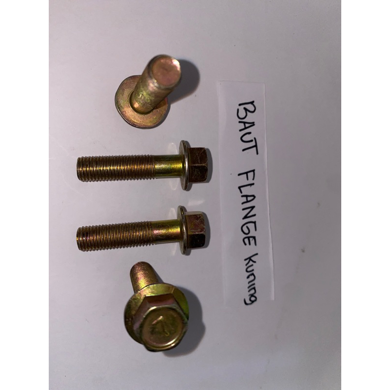 baut flange 10x40 kuning