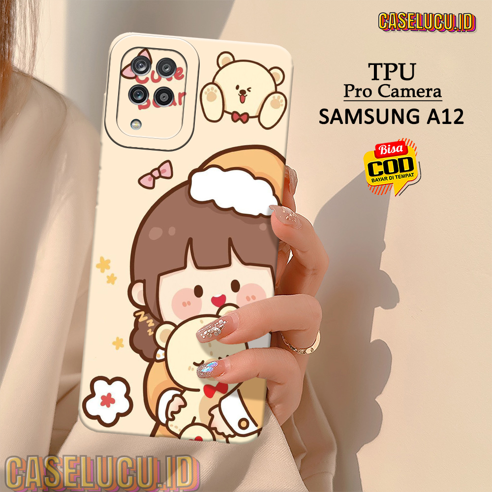 Casing Hp Samsung A12 Terbaru - Fashion Case Kartun - Case Samsung A12 - Soft Case Hp Samsung A12 - 