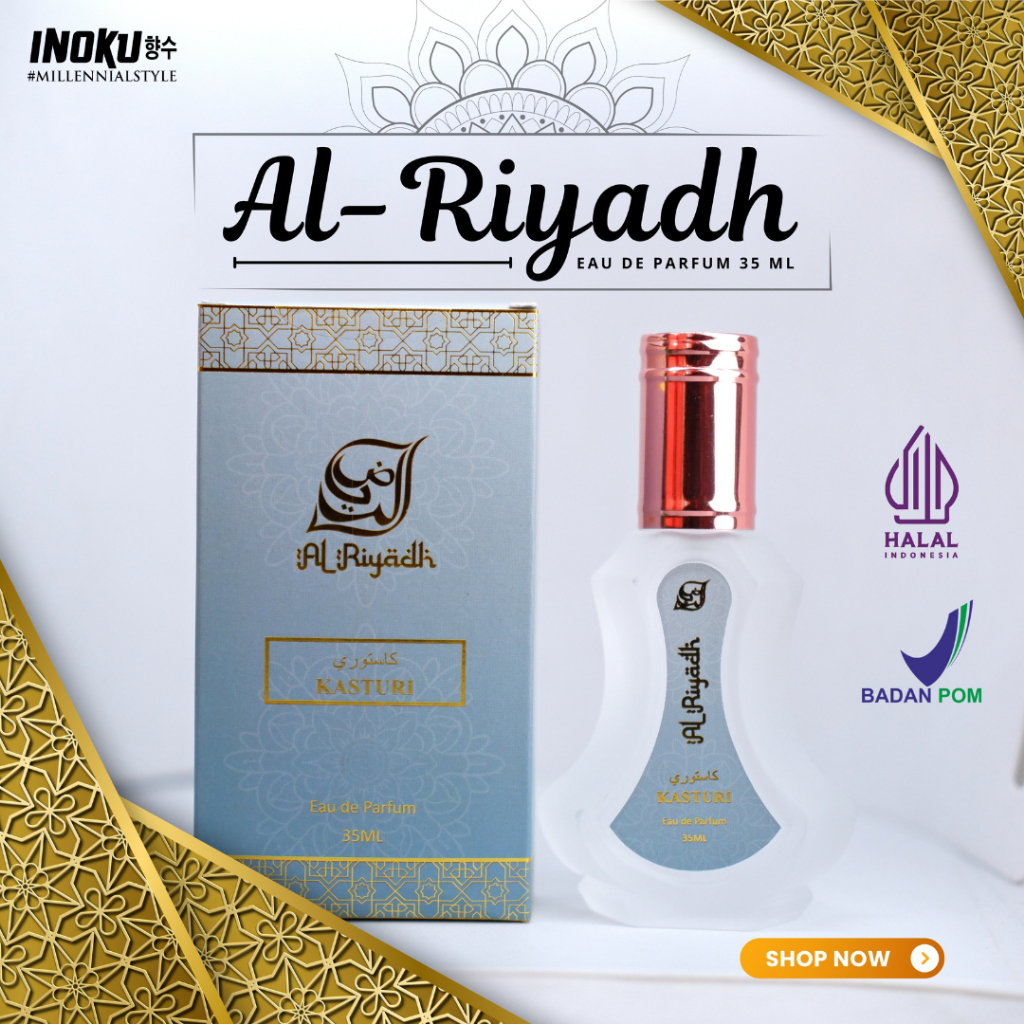Parfum Al Riyadh Kasturi | Kasturi | Parfum Arabian | Parfum EDP | Parfum Tahan Lama | 35 ML