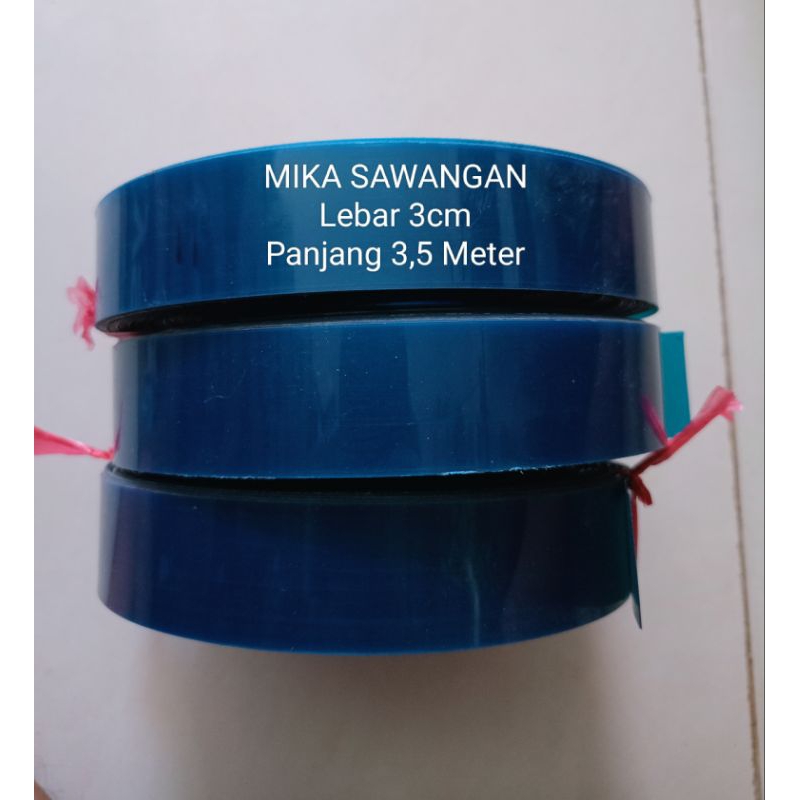 Mika Sawangan Biru Lebar 3cm