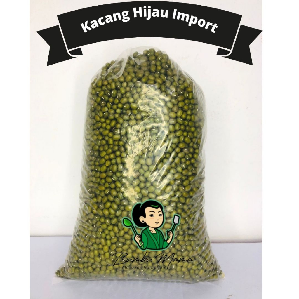 

Biji Kacang Hijau Impor Australia Super / 1 Kg / 500 Gram