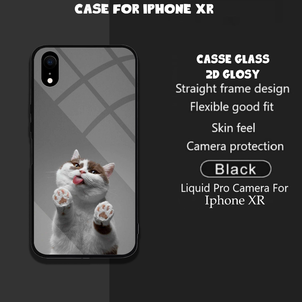 Case Iphone XR Terbaru Motif [KUCING] Terlaris Casing Iphone XR Softcase Iphone XR Softcase Glosy Ke