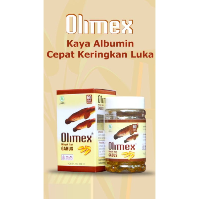 OLIMEX ALBUMIN EKSTRAK MINYAK IKAN GABUS