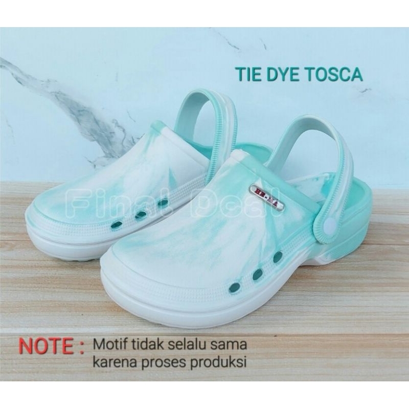 Sandal Baim Motif Tie Dye, Sendal Kodok, Sandal Medis, Sandal Chef